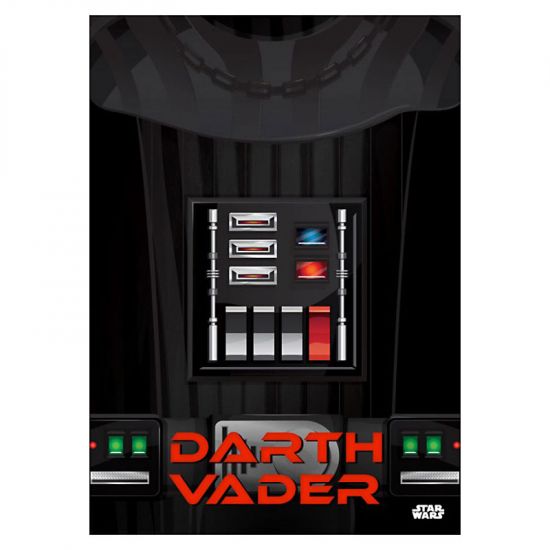 Star Wars kovový plakát Minimalist Vader 32 x 45 cm - Kliknutím na obrázek zavřete