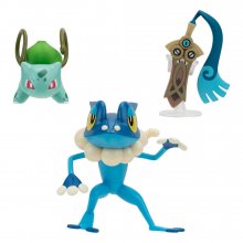Pokémon Battle Figure Set 3-Pack Honedge, Bulbasaur #4, Frogadie