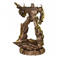 Transformers: G1 Socha Optimus Prime Antique Gold 58 cm