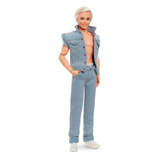 Barbie The Movie Doll Ken Wearing Denim Matching Set - Kliknutím na obrázek zavřete