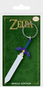 Legend of Zelda gumový přívěsek na klíče Master Sword 6 cm