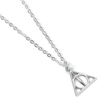 Harry Potter Pendant & náhrdelník Deathly Hallows (silver plated