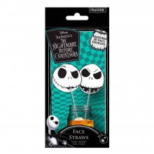 Nightmare Before Christmas Straw 2-Pack Face´s
