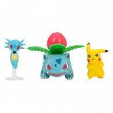 Pokémon Battle Figure Set 3-Pack Pikachu #2, Horsea, Ivysaur 5 c