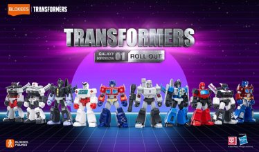 Transformers Blokees plastový model kit Galaxy Version 01 Roll O