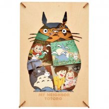 My Neighbor Totoro Paper Model Kit Paper Theater Wood Style Silh
