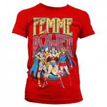 Červené tričko dámské DC Comics Femme Power