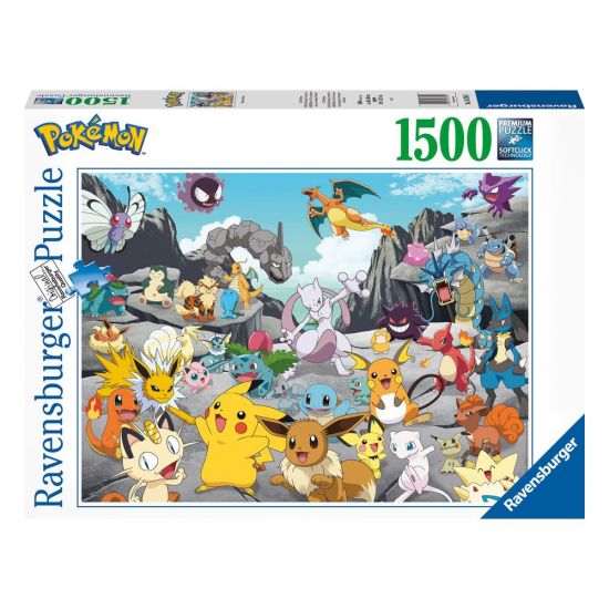 Pokémon skládací puzzle Pokémon Classics (1500 pieces) - Kliknutím na obrázek zavřete