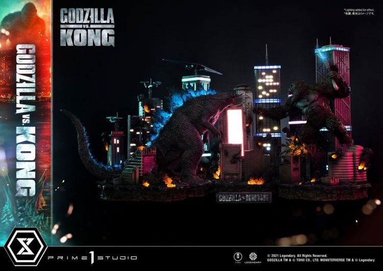 Godzilla vs. Kong Diorama Godzilla vs. Kong Final Battle 80 cm - Kliknutím na obrázek zavřete
