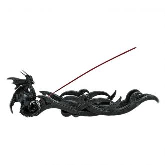 Incense Holder Black Dragon 33 cm