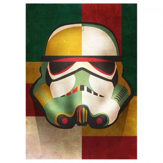 Star Wars kovový plakát Masked Troopers Shapes 32 x 45 cm