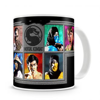 Mortal Kombat coffee mug Character Select