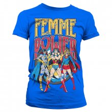 Modré Dámské tričko DC Comics Femme Power