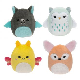 Squishville Mini Squishmallows Plyšák 4-Pack Up All Night