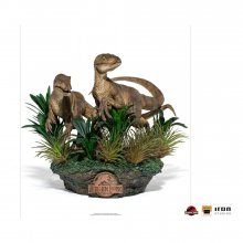 Jurassic Park Deluxe Art Scale Socha 1/10 Just The Two Raptors