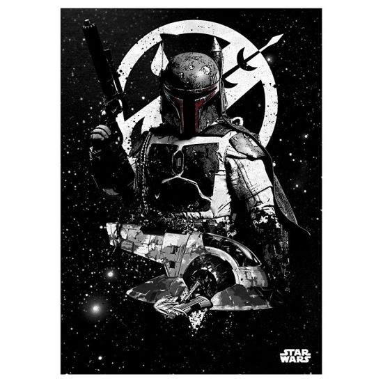Star Wars kovový plakát Slave 1 32 x 45 cm - Kliknutím na obrázek zavřete