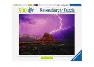 Power of Nature Puzzle Pink Thunderstorm Mood (500 pieces)