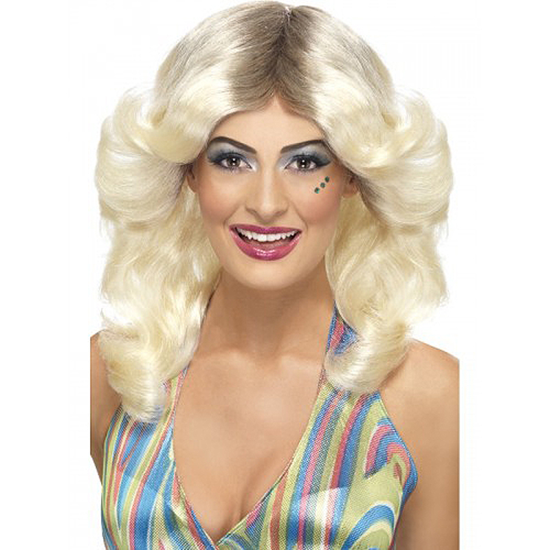 Paruka dámská 70. léta Flick blond