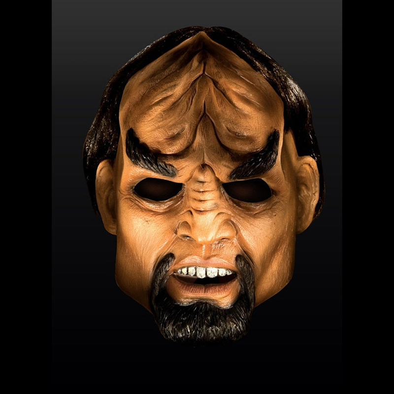 Originální maska Worf ze seriálu Star Trek Next Generation