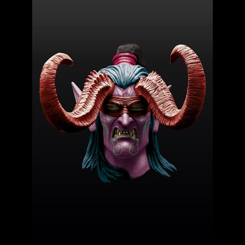World of Warcraft originální maska Illidan