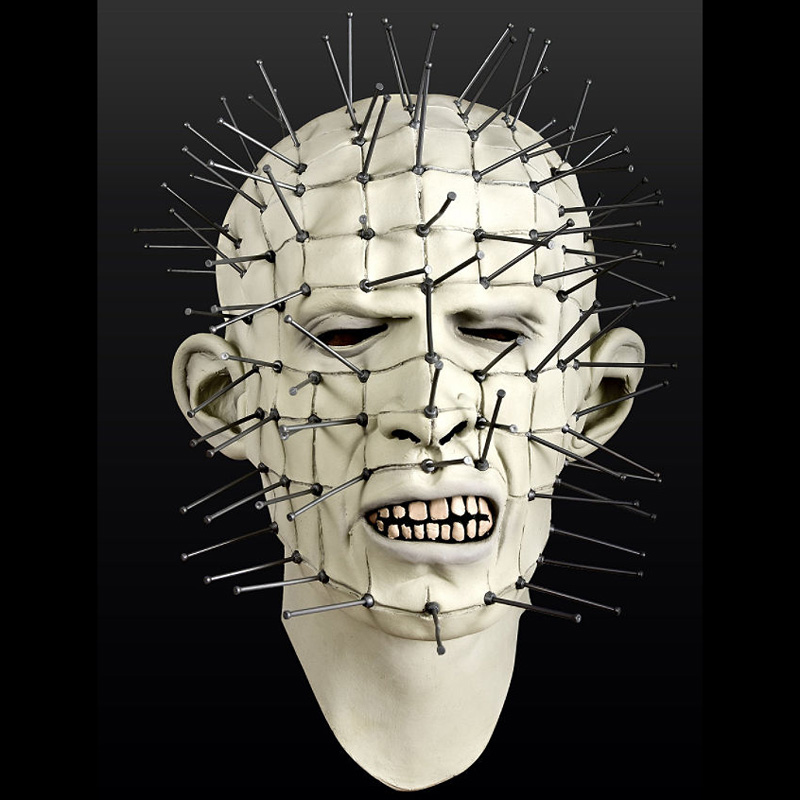 Originální maska Pinhead z filmu Hellraiser