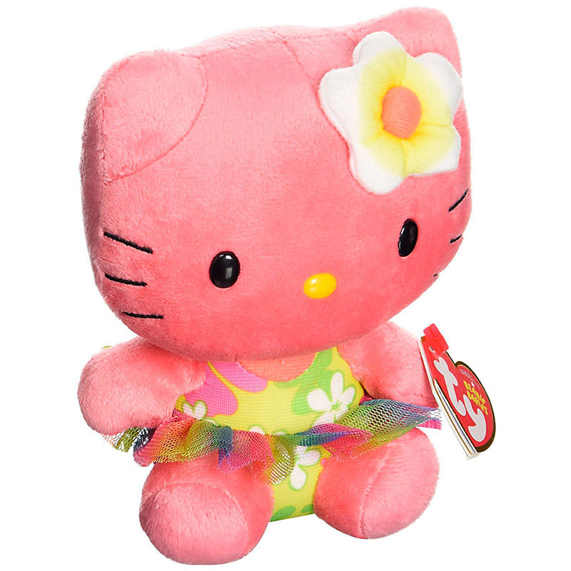 Hello Kitty plyšová hračka Babies Kitty Rose 15 cm