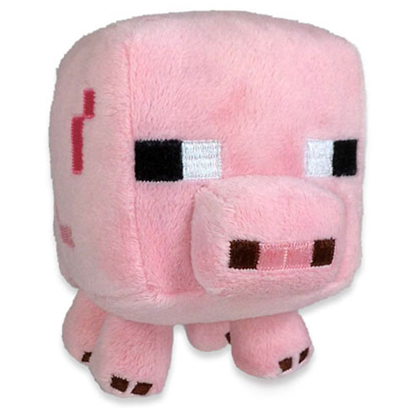 Plyšová hračka Minecraft Prasátko , plyšák Baby Pig 18 cm