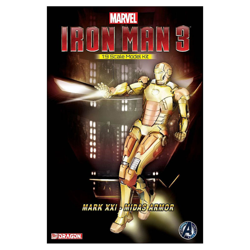 Iron Man model kit Mark XXI Midas Armor 20 cm