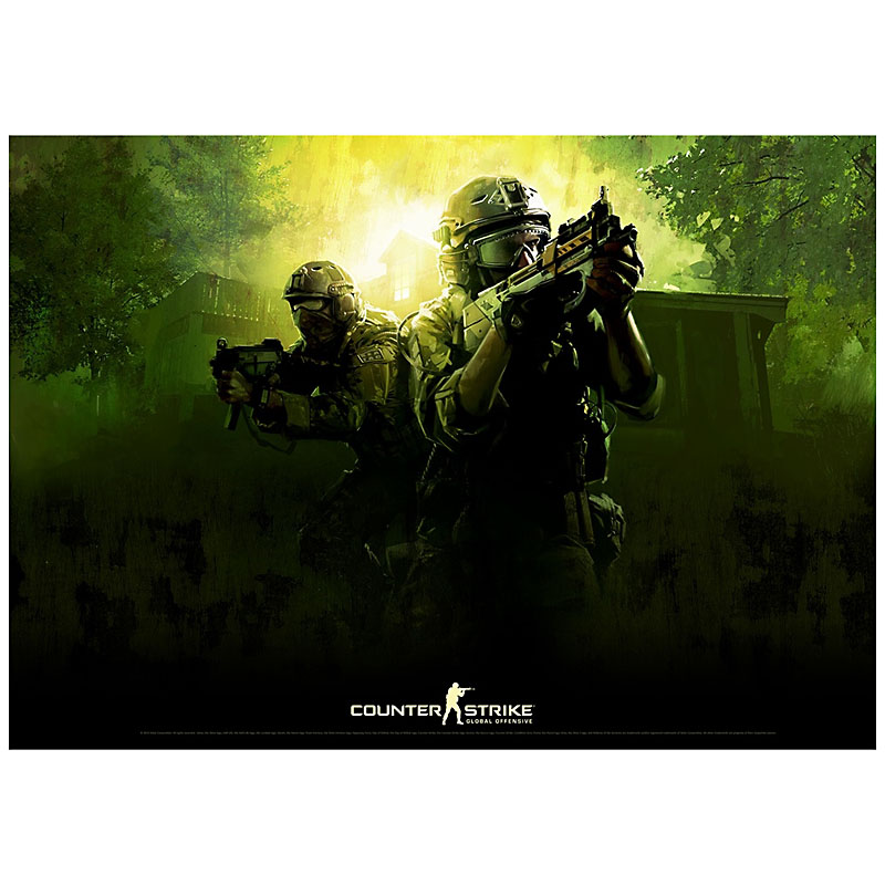 Plakát Counter Strike Global Offensive Poster Green