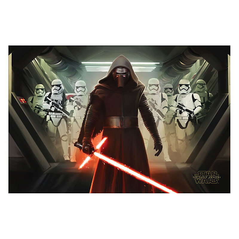 Plakát Star Wars Episode VII Kylo Ren a Stormtroopers 61 x 91 cm