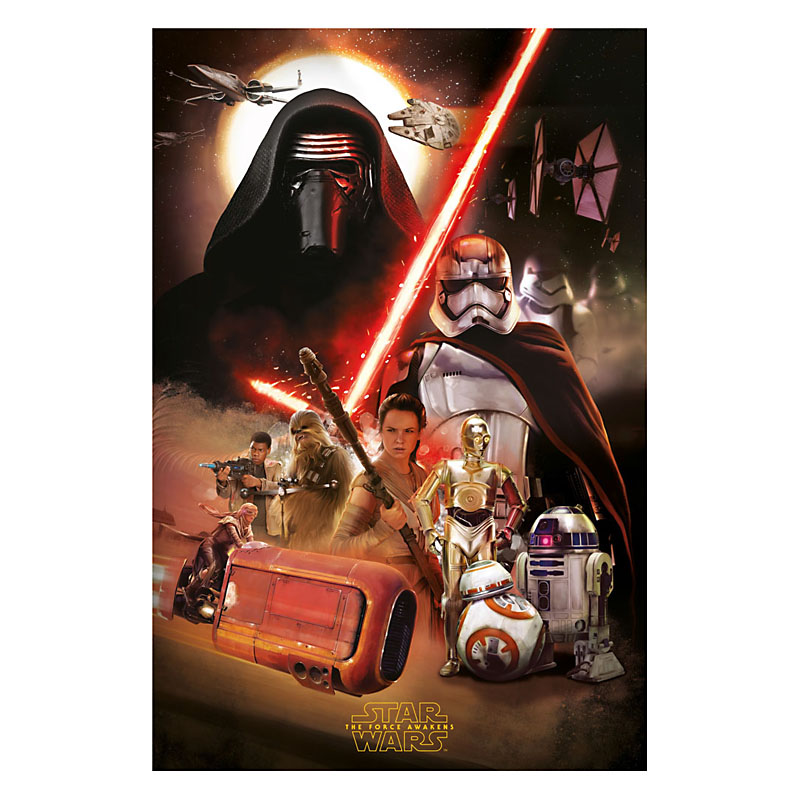 Star Wars XXL plakát Montage 140 x 100 cm