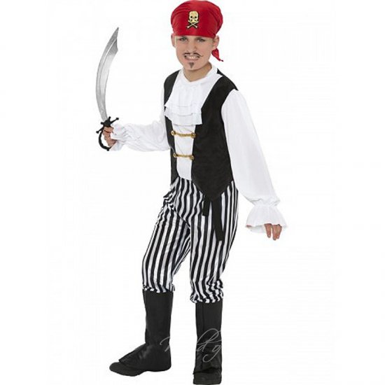 Dětský karnevalový kostým pirát M