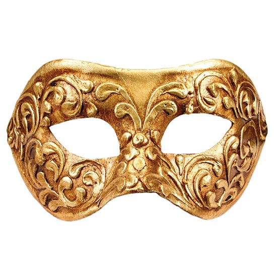 Karnevalová maska Colombina Stucco Oro