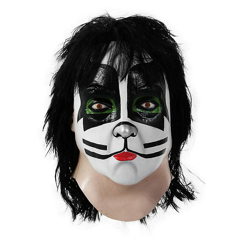Latexová maska Kiss Catman