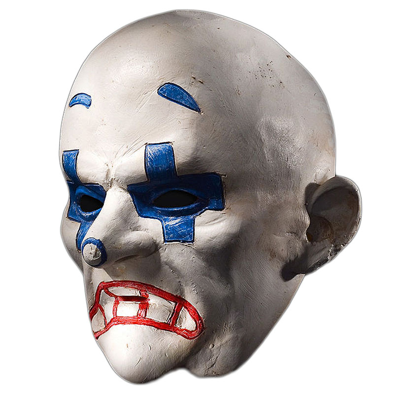 Batman Temný Rytíř originální maska Chuckles Mask Joker Gang