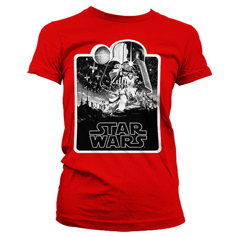 Star Wars dámské tričko Deathstar Poster