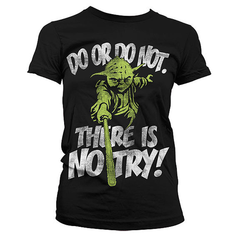 Star Wars dámské tričko There Is No Try