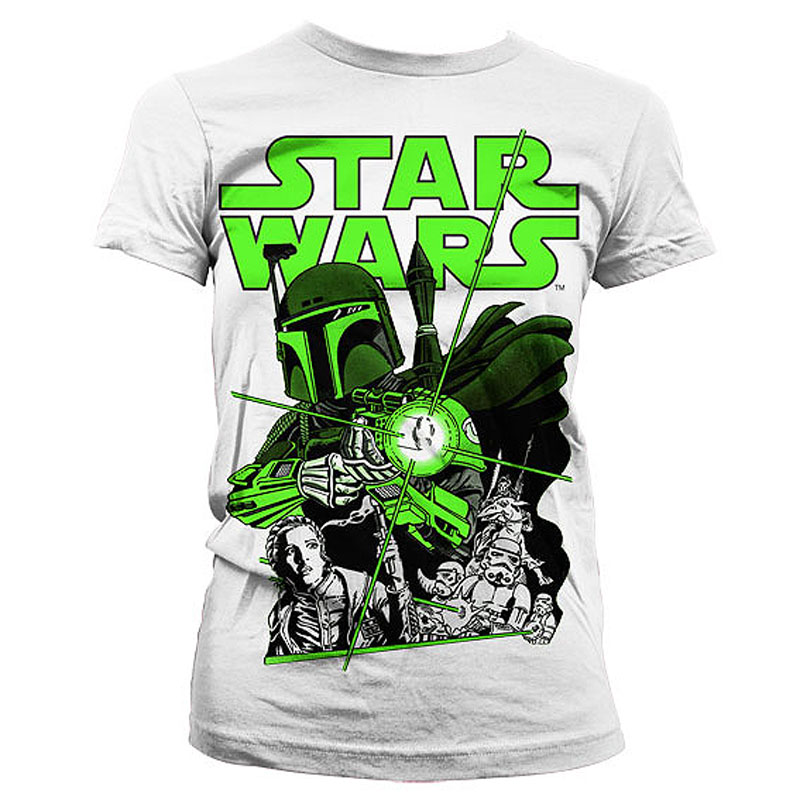 Star Wars dámské tričko Vintage Boba Fett