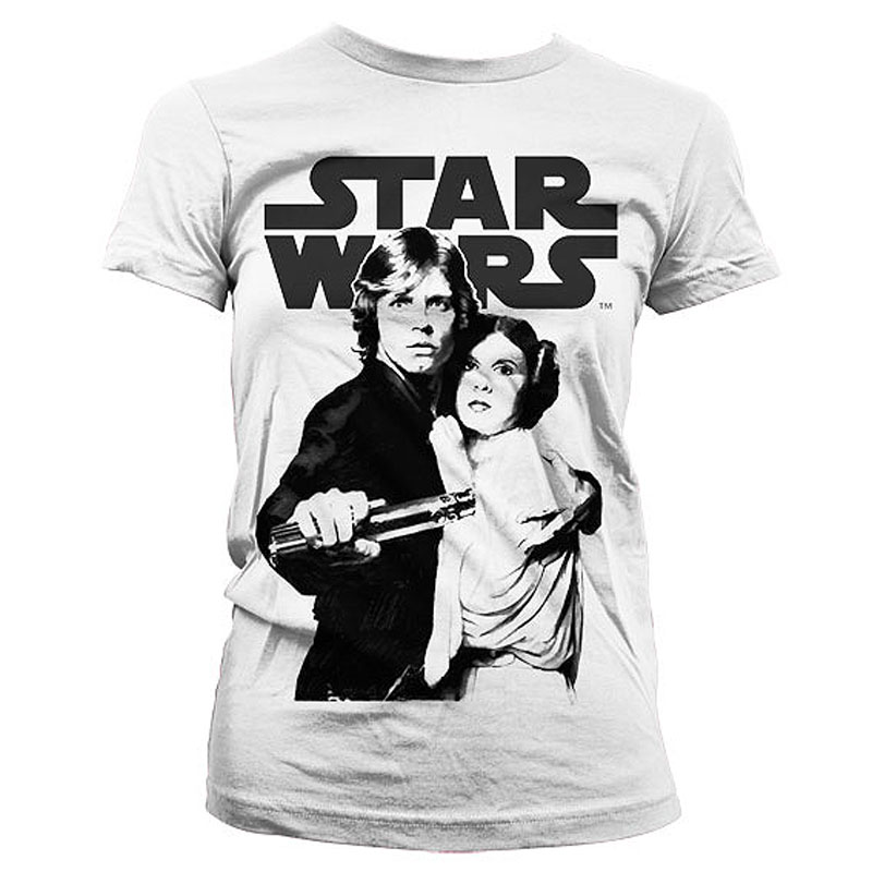 Dámské tričko bílé Star Wars Vintage Poster
