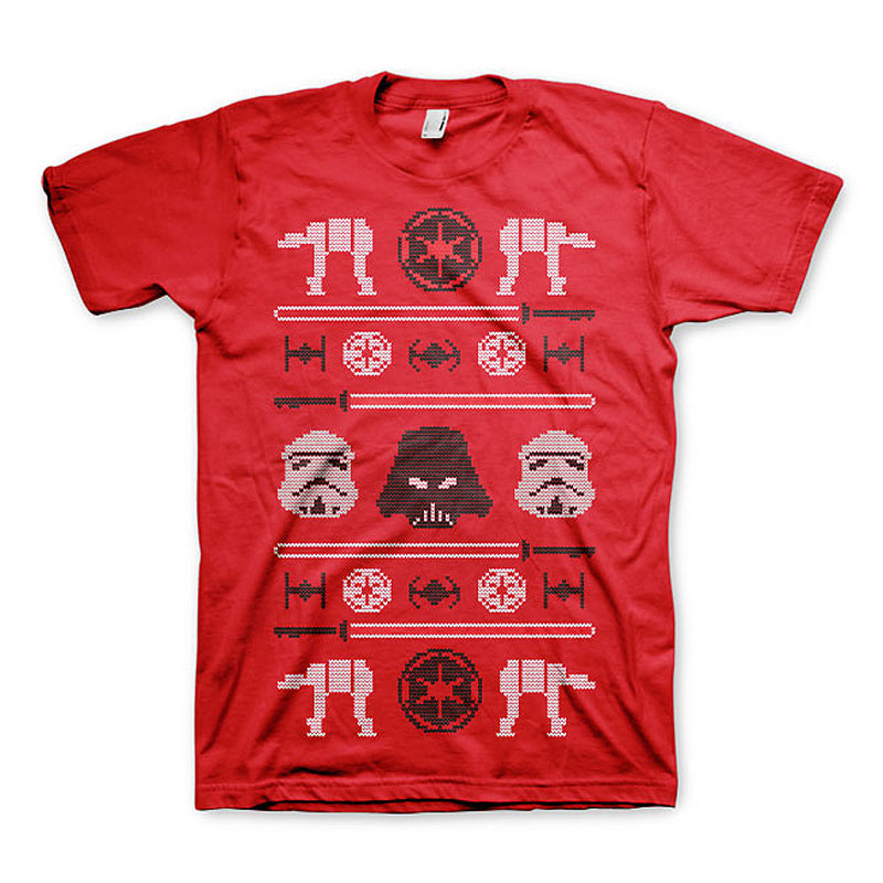 Star Wars pánské tričko AT-AT X-Mas Knit
