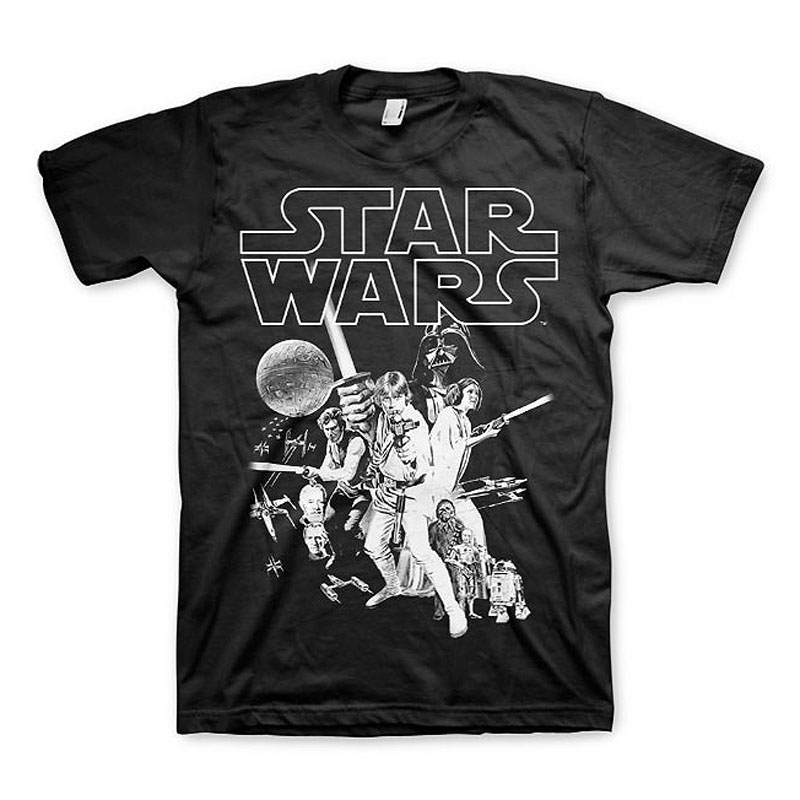 Star Wars pánské tričko Classic Poster