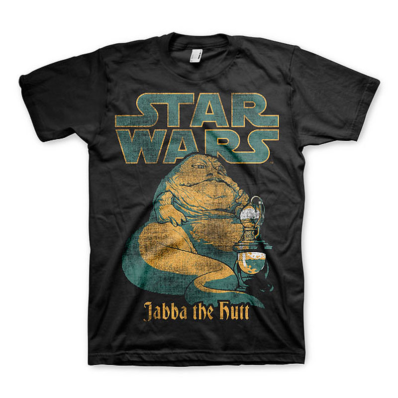 Star Wars pánské tričko Jabba The Hutt