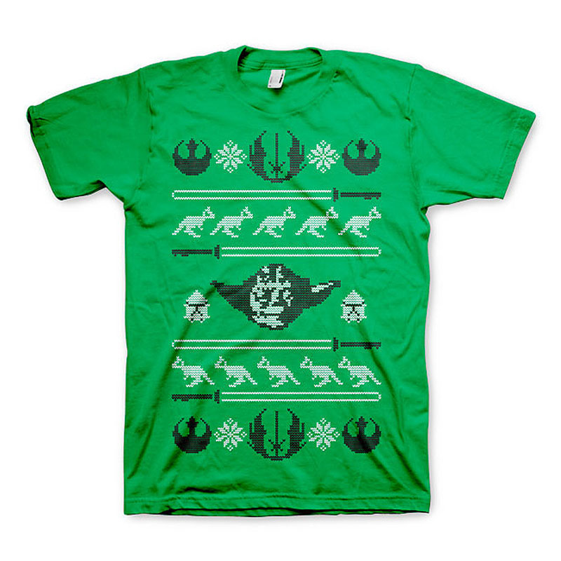 Star Wars pánské tričko Yodas X-Mas Knit