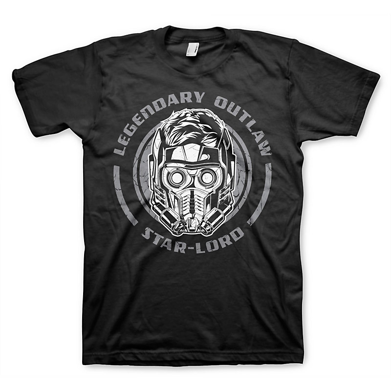 Strážci Galaxie pánské tričko Star-Lord Legendary Outlaw S