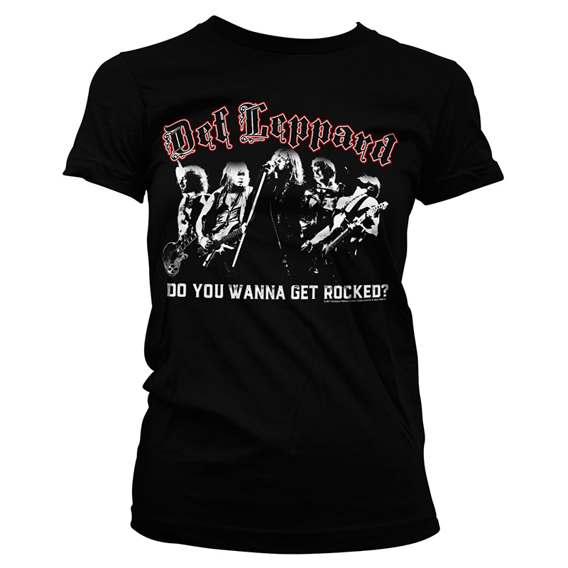 Dámské tričko Def Leppard Get Rocked velikost L