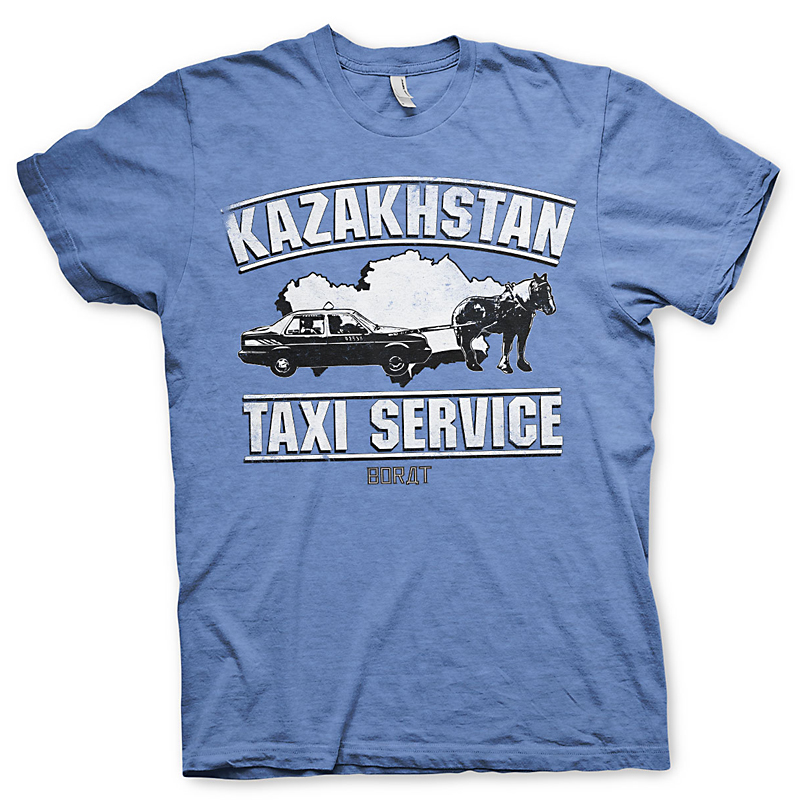 Borat pánské tričko Kazakhstan Taxi Service