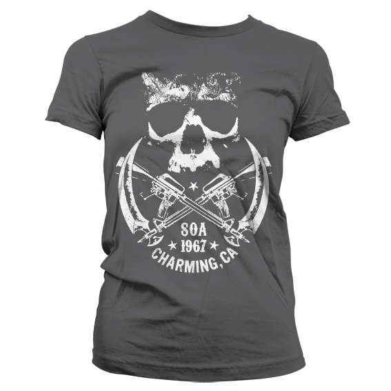 Zákon Gangu dámské tričko SOA 1967 Skull