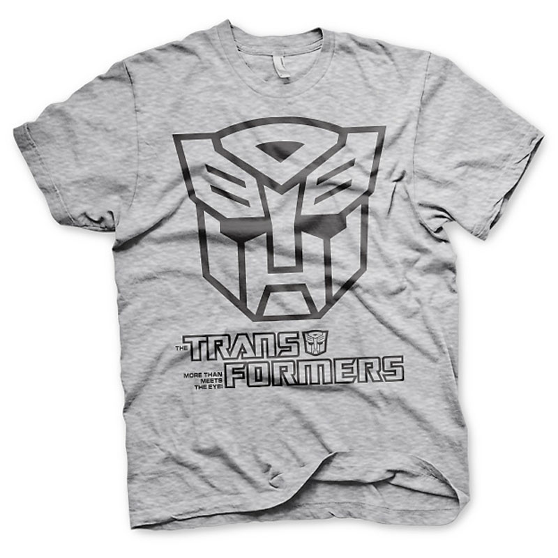 Transformers tričko Autobot Logo Šedé
