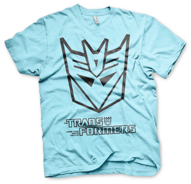 Transformers tričko Decepticon Logo Tyrkysové