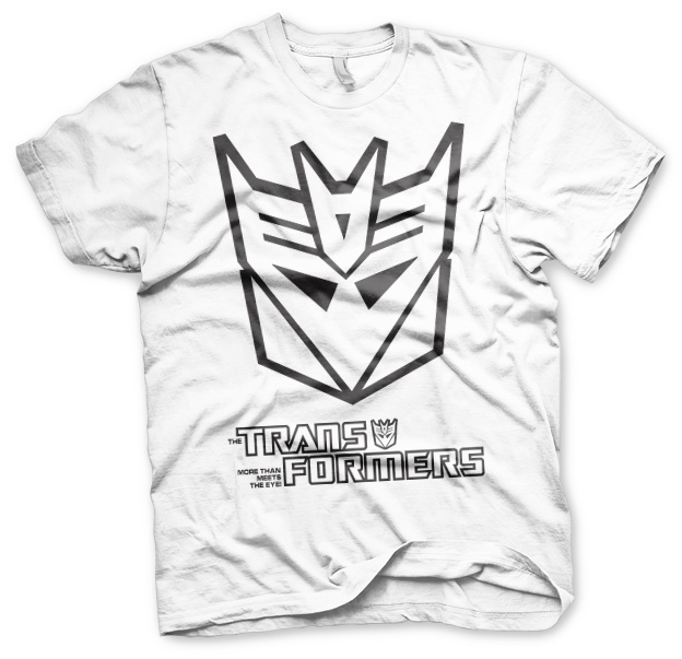Transformers tričko Decepticon Logo Bílé